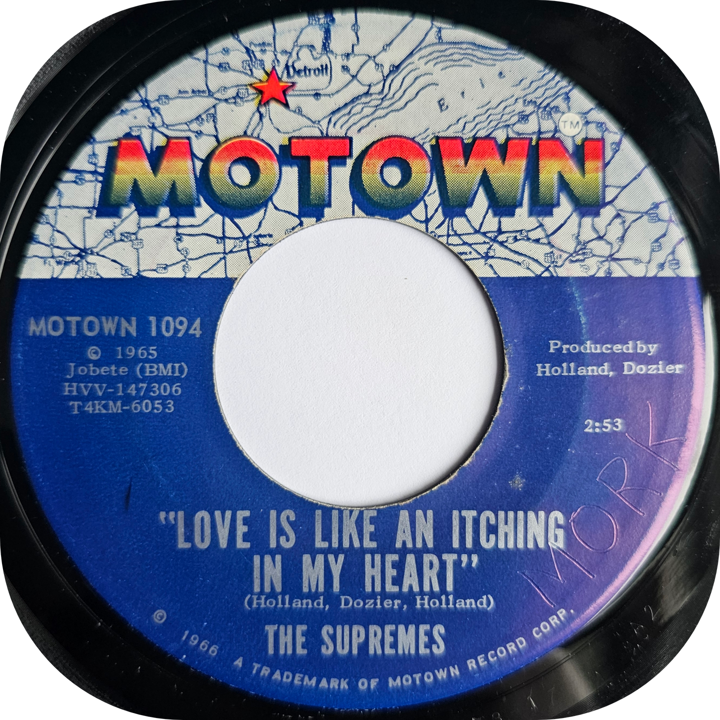 Supremes, The - Love Is Like An Itching In My Heart - Motown