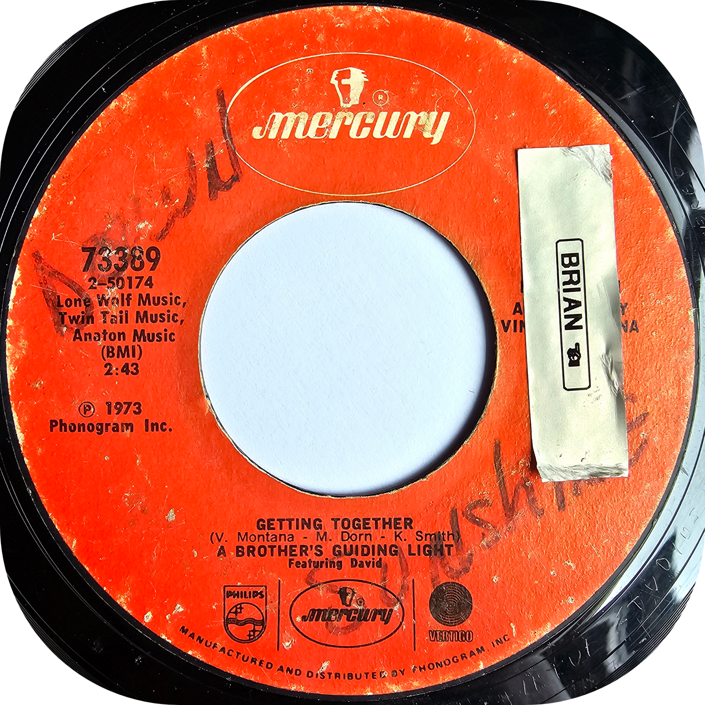 A Brothers Guiding Light - Getting Together - Mercury