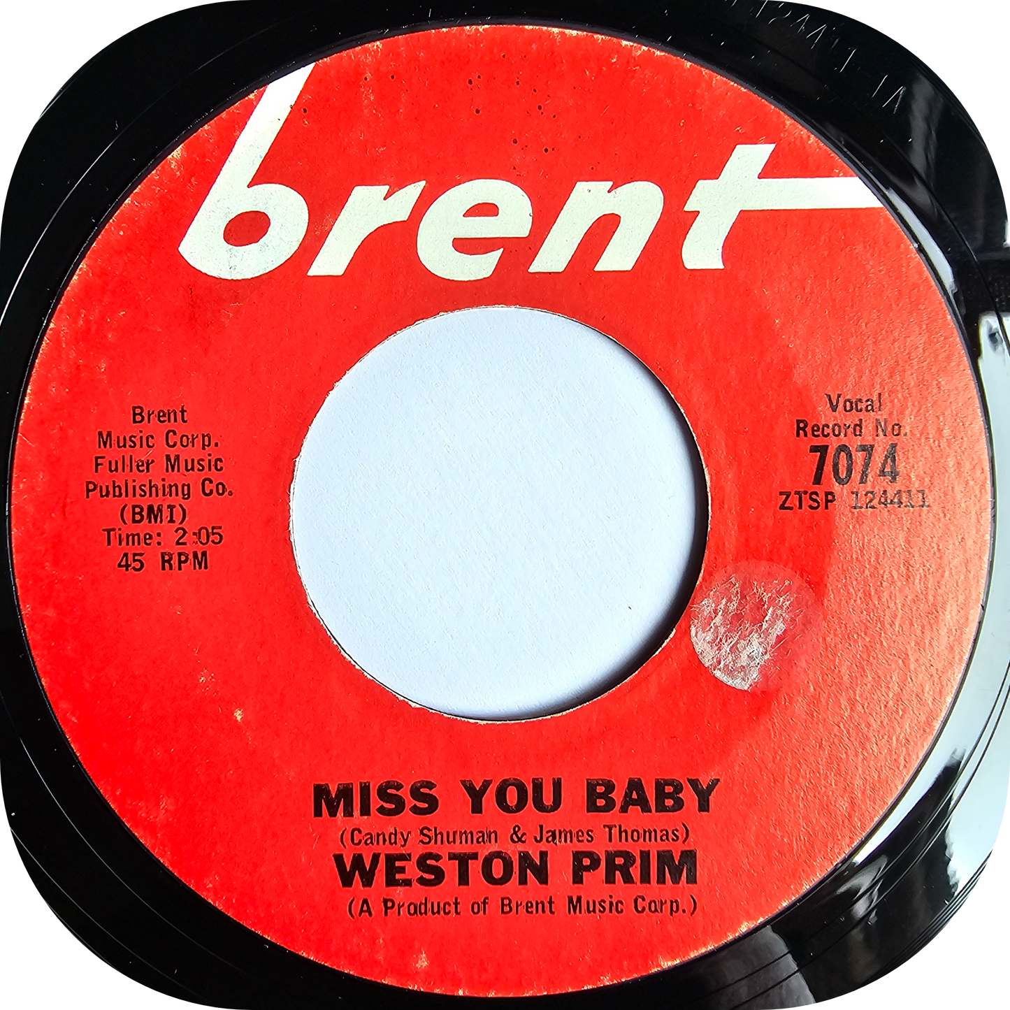 Weston Prim - Get That Feelin' - Brent