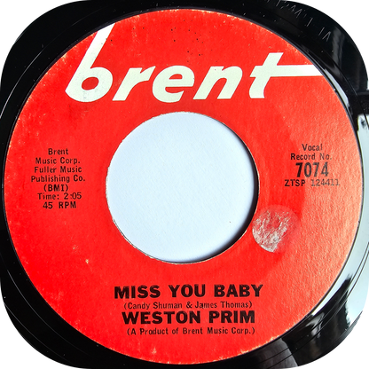 Weston Prim - Get That Feelin' - Brent