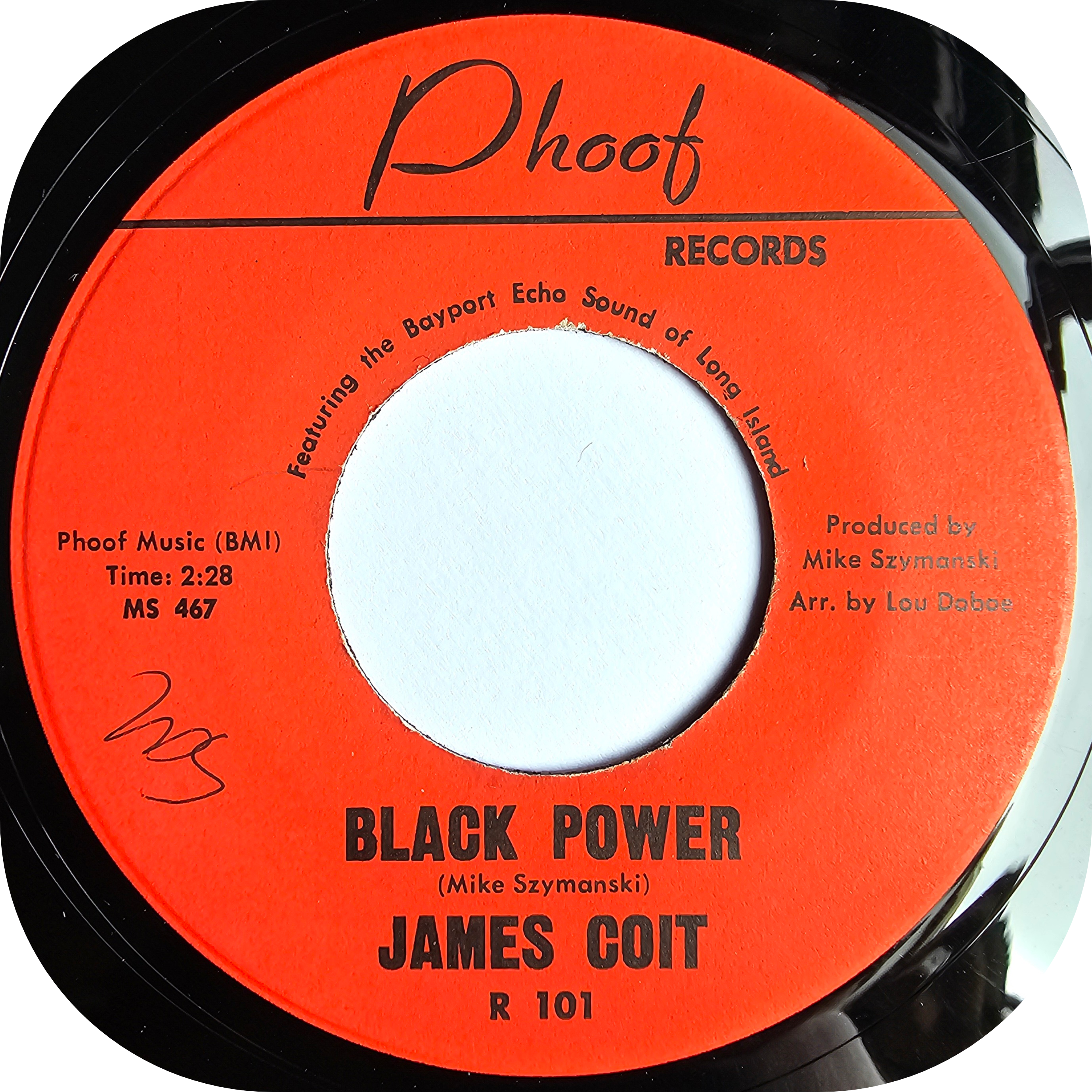 James Coit - Black Power - Phoof – HM Records