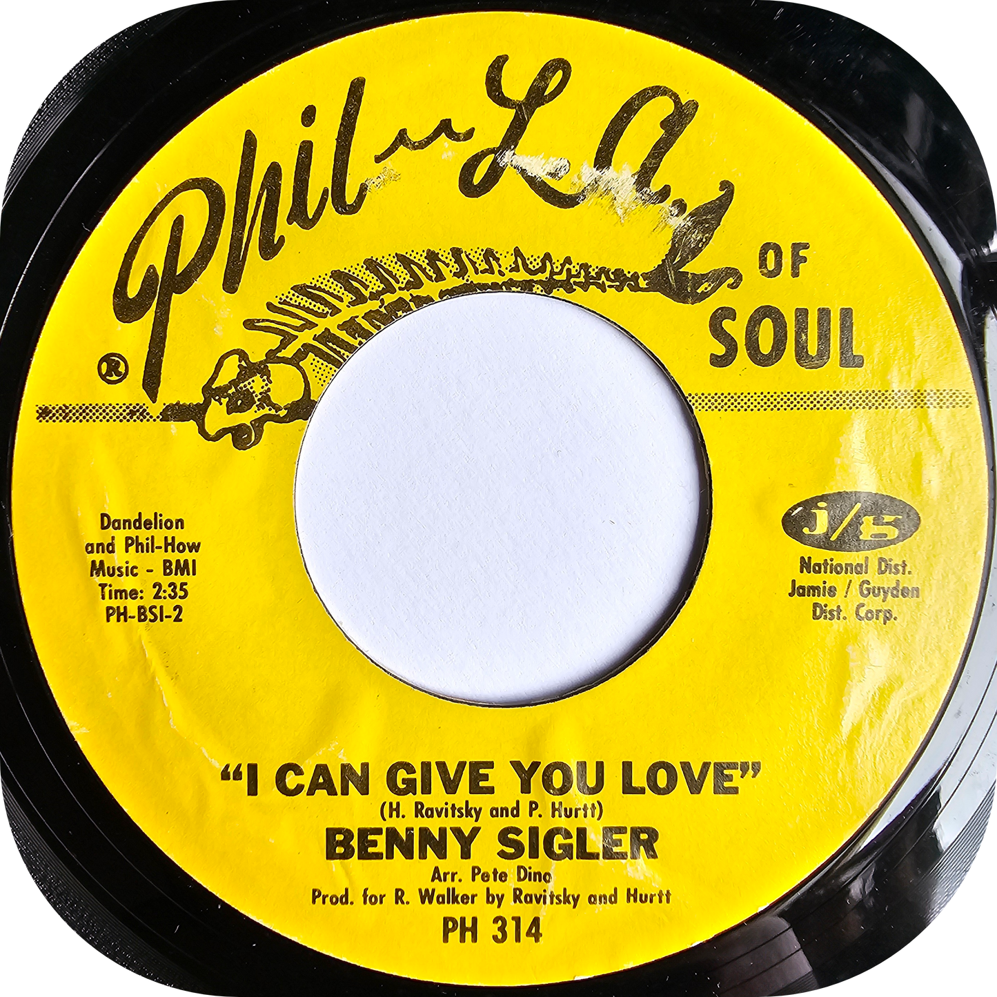 Benny Sigler - I Can Give You Love - Phil LA Soul