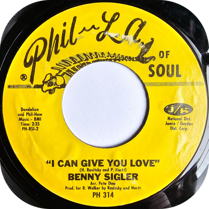 Benny Sigler - I Can Give You Love - Phil LA Soul