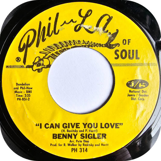 Benny Sigler - I Can Give You Love - Phil LA Soul
