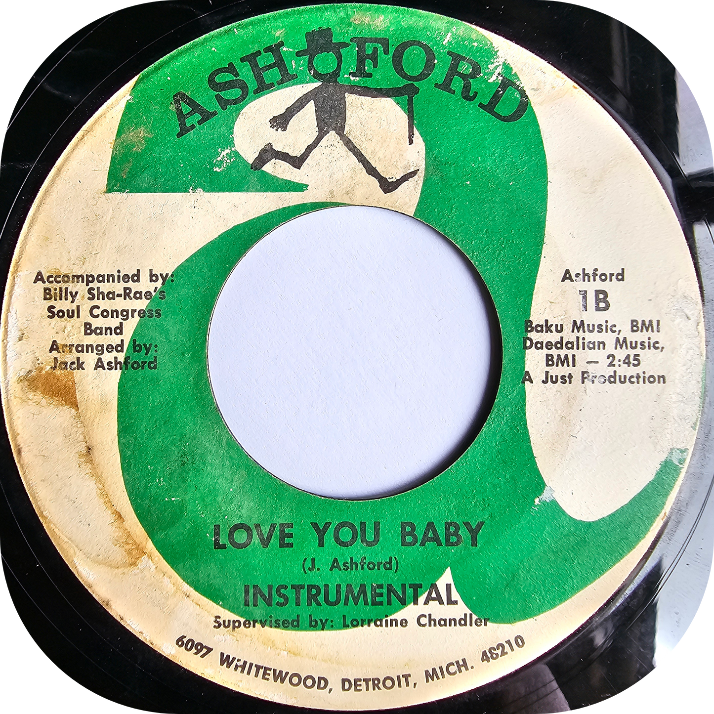 Eddie Parker - Love You Baby - Ashford
