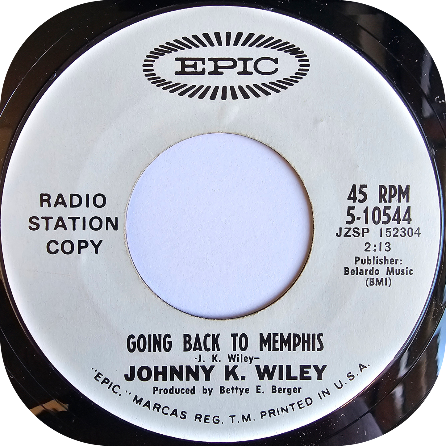 Johnny K Wiley - Going Back To Memphis - Epic DEMO