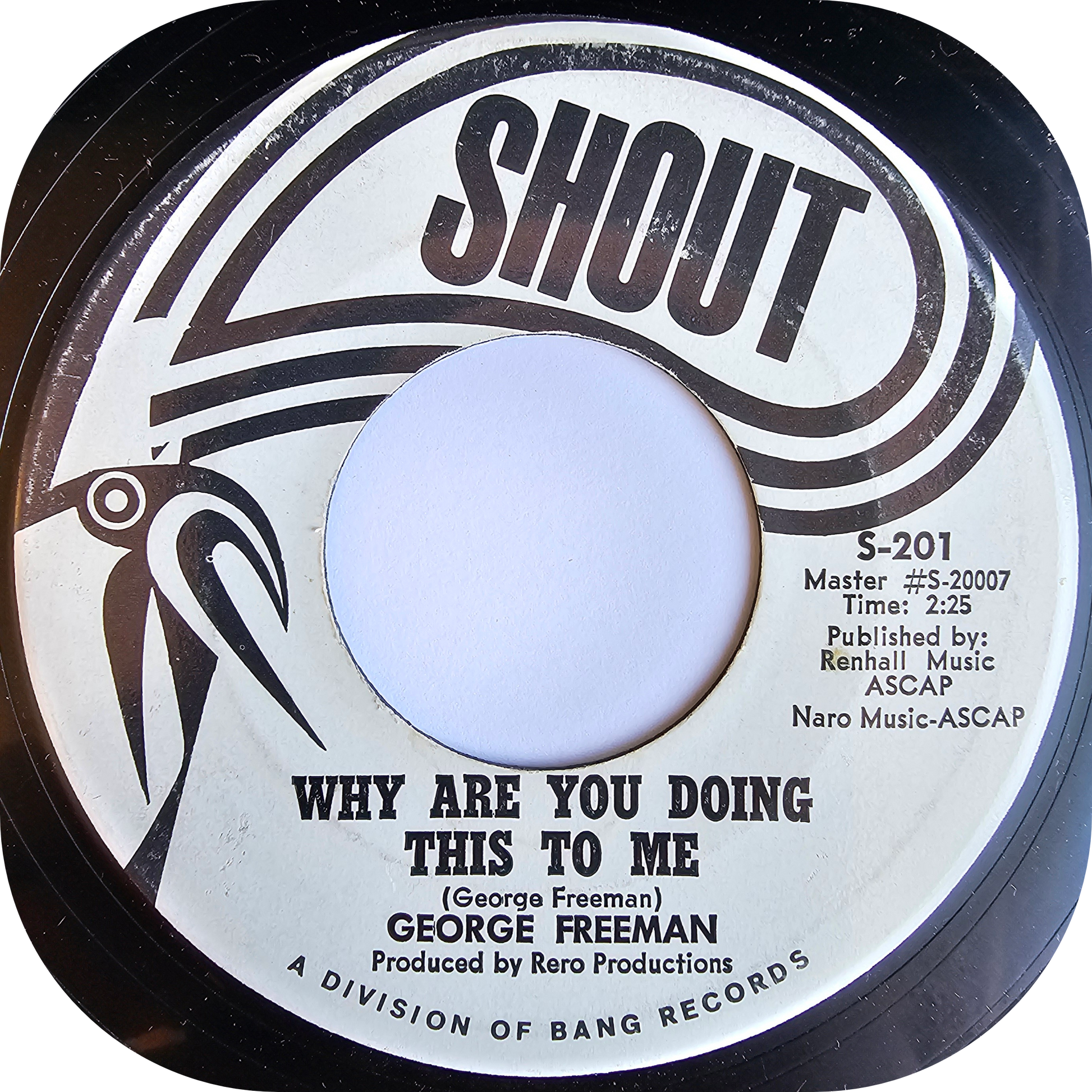 George Freeman Why Are You Doing This To Me Shout DEMO HM Records george-freeman-why-are-you-doing-this-to-me-shout-demo-hm-records