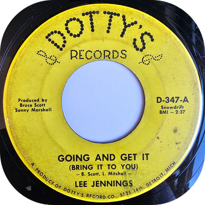 Lee Jennings - Going And Get It - Dotty's
