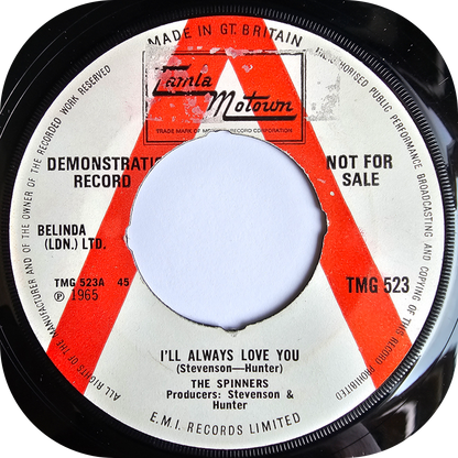 Spinners, The - I'll Always Love You - Tamla Motown DEMO
