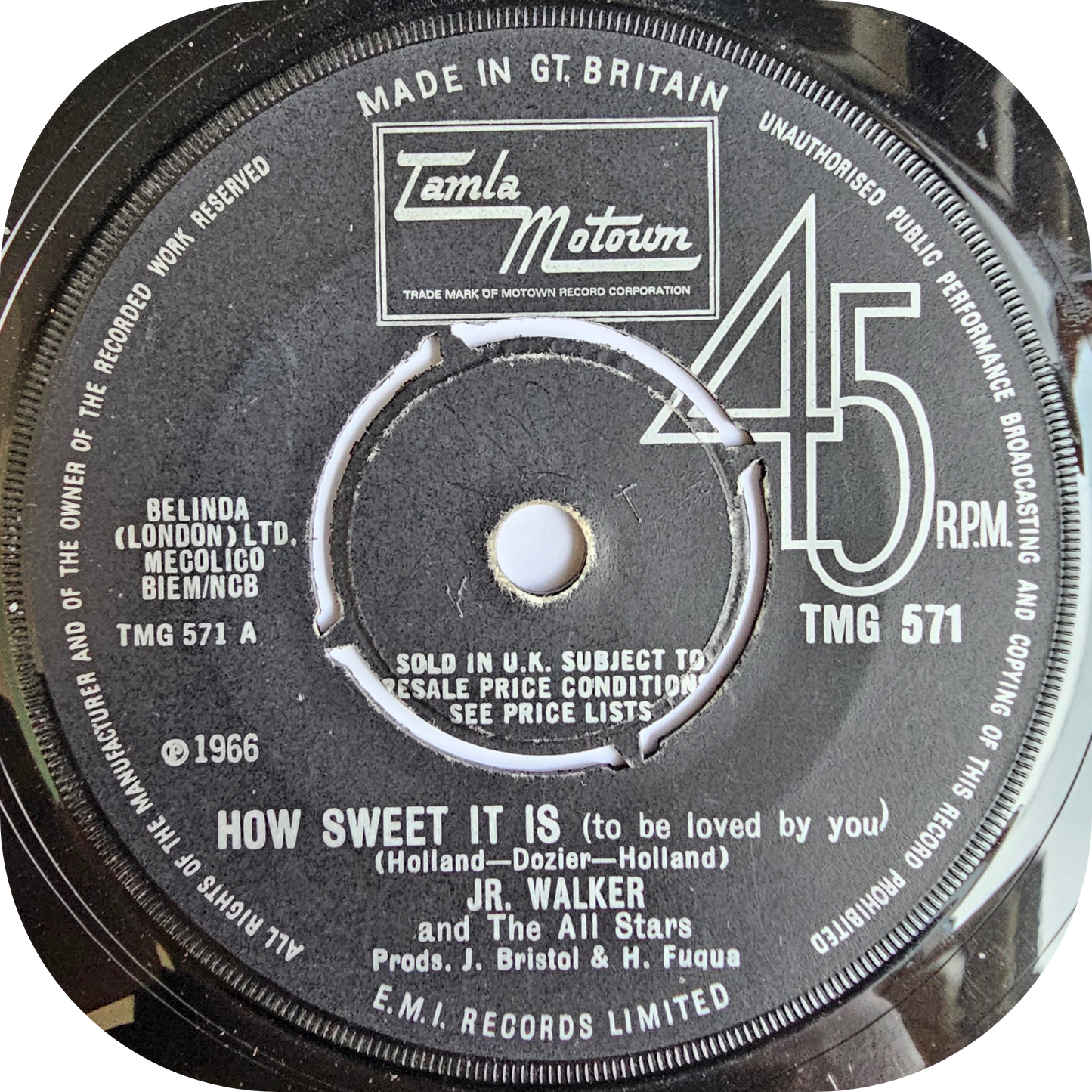 Jr Walker - How Sweet It Is - Tamla Motown