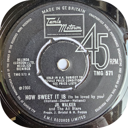 Jr Walker - How Sweet It Is - Tamla Motown