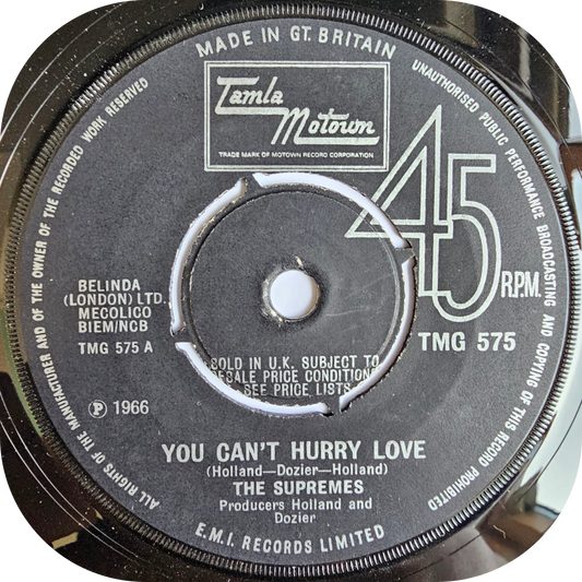 Supremes, The - You Can't Hurry Love - Tamla Motown