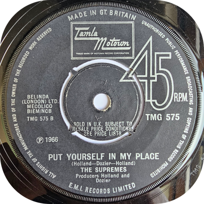 Supremes, The - You Can't Hurry Love - Tamla Motown