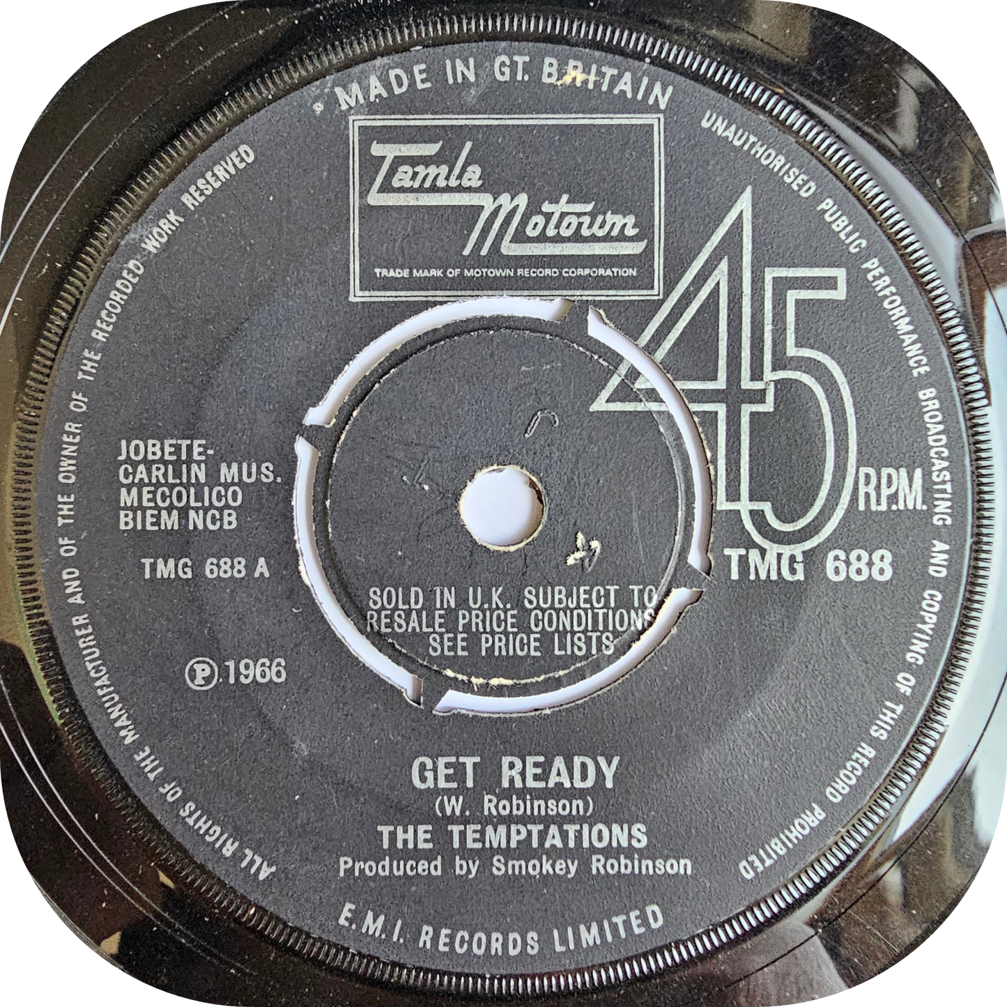 Temptations, The - My Girl - Tamla Motown