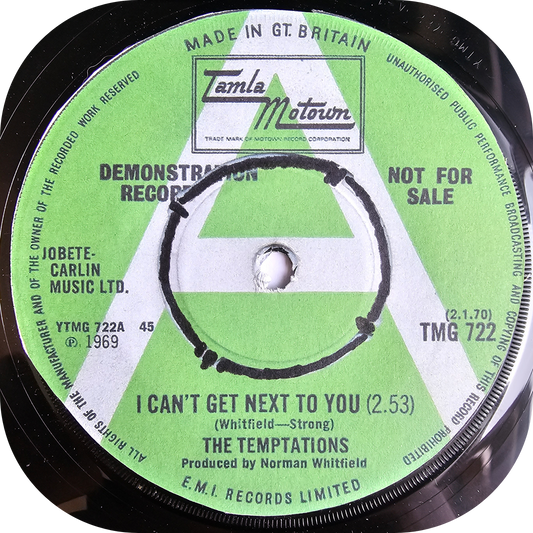Temptations, The - I Can't Get Next To You - Tamla Motown