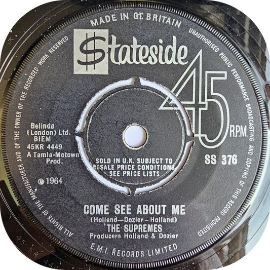Supremes, The - Come See About Me - Stateside