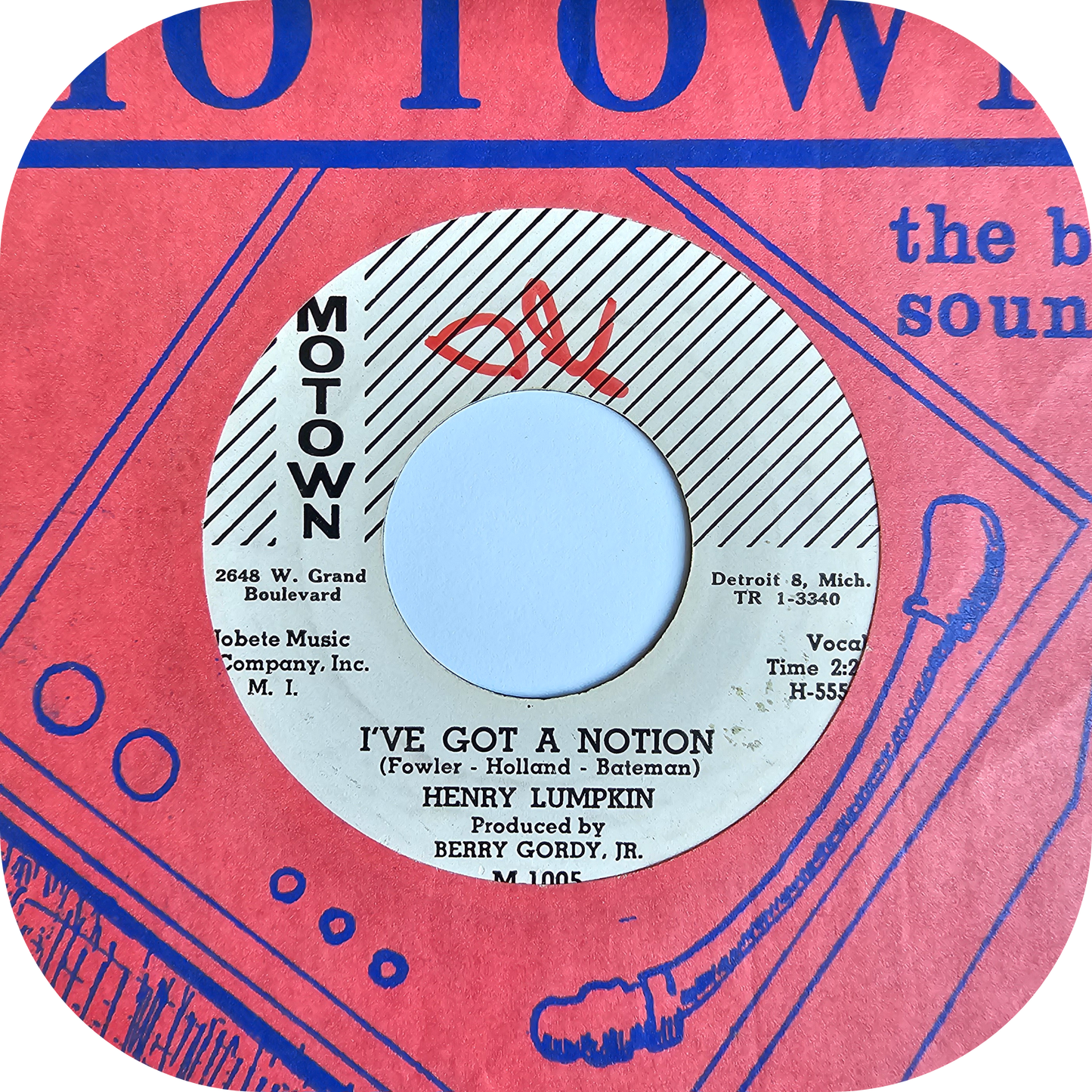 Henry Lumpkin - I've Got A Notion - Motown