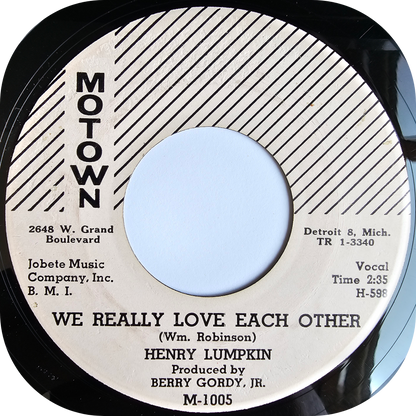Henry Lumpkin - I've Got A Notion - Motown