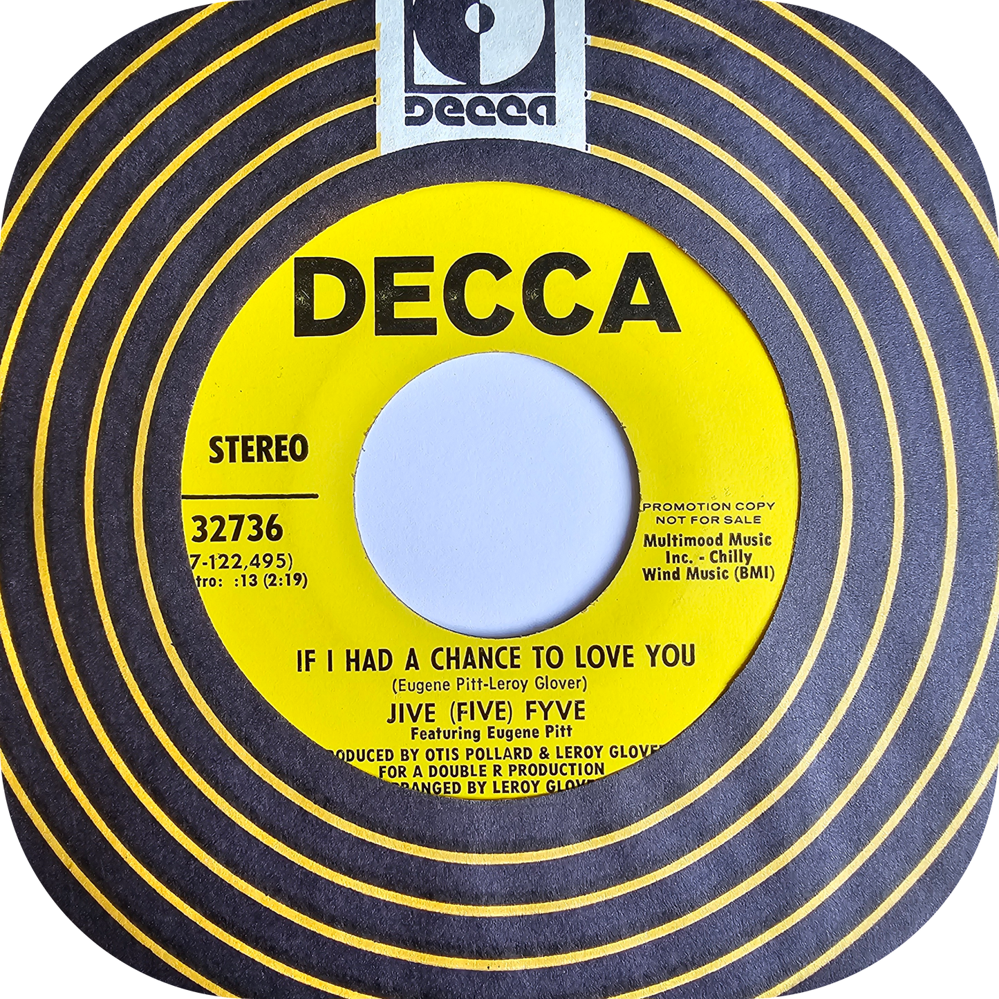Jive (Five) Fyve - If I Had A Chance To Love You - Decca DEMO