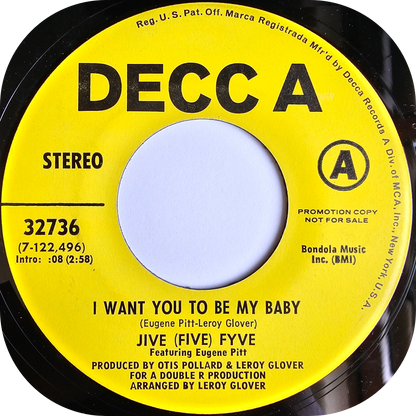 Jive (Five) Fyve - If I Had A Chance To Love You - Decca DEMO