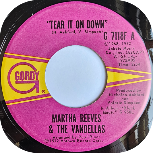Martha Reeves - Tear It On Down - Gordy