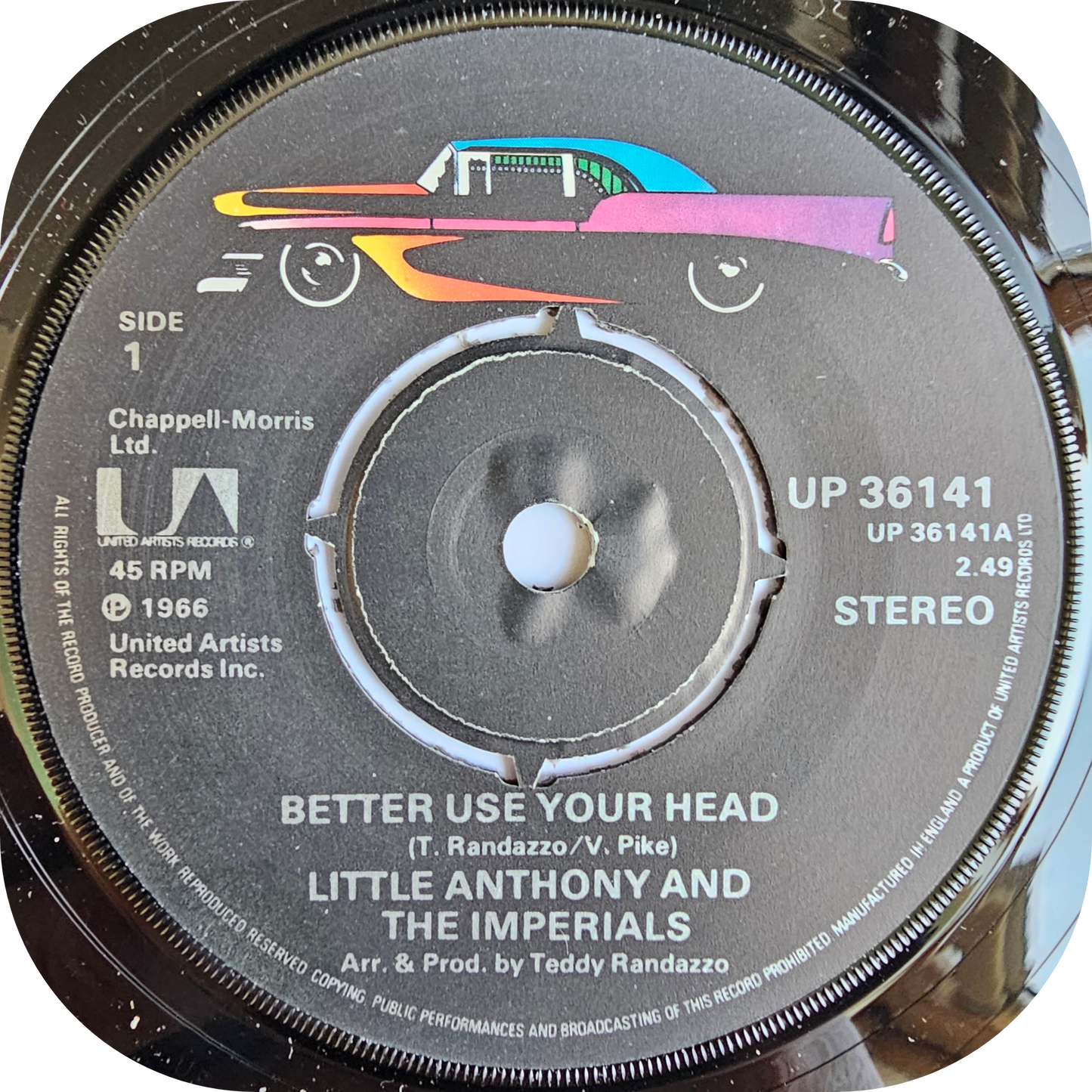 Little Anthony - Better Use Your Head - United Artists