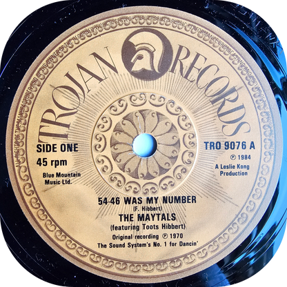 Toots & The Maytals - 54-46 Was My Number - Trojan