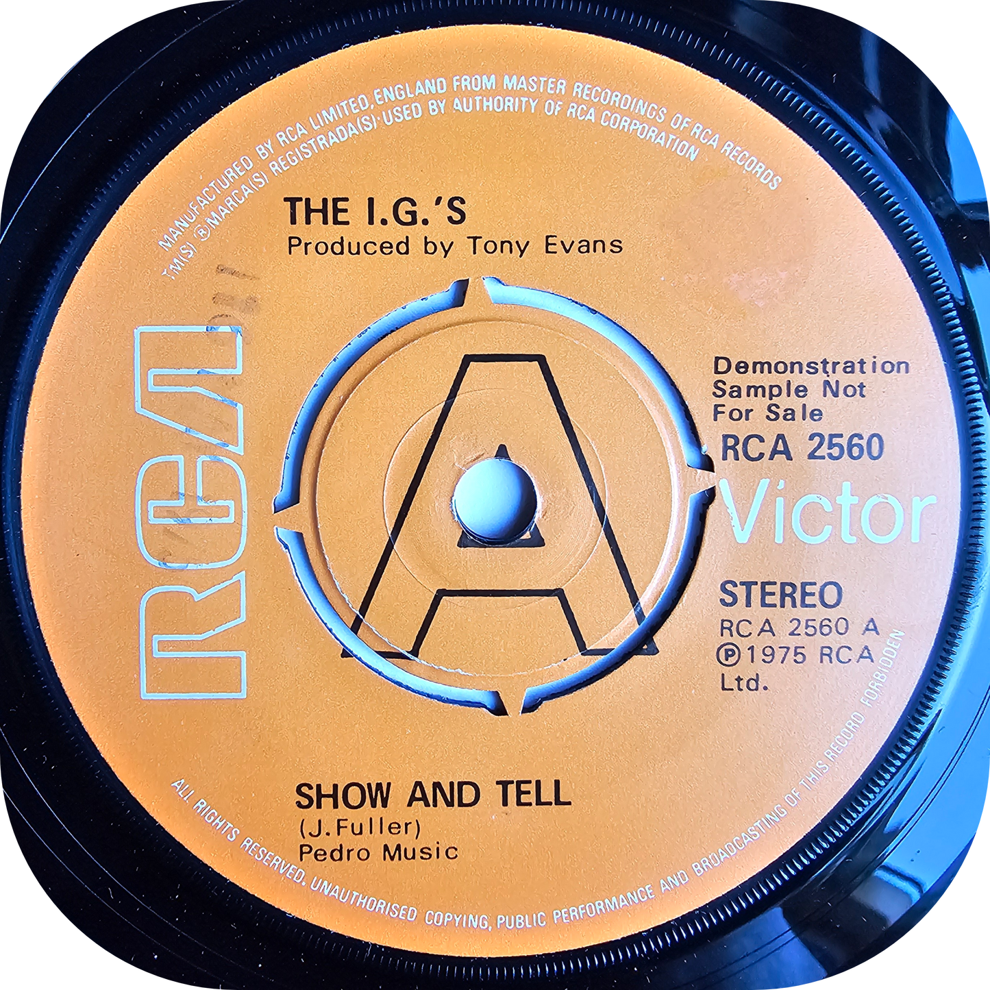 I.G's, The - Show And Tell - RCA DEMO