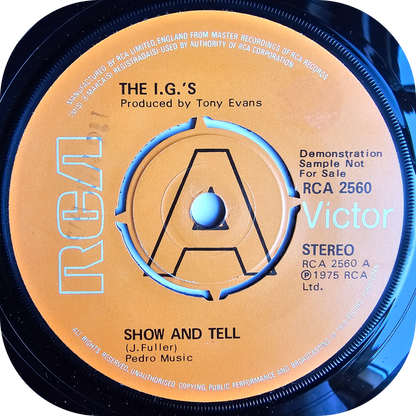 I.G's, The - Show And Tell - RCA DEMO