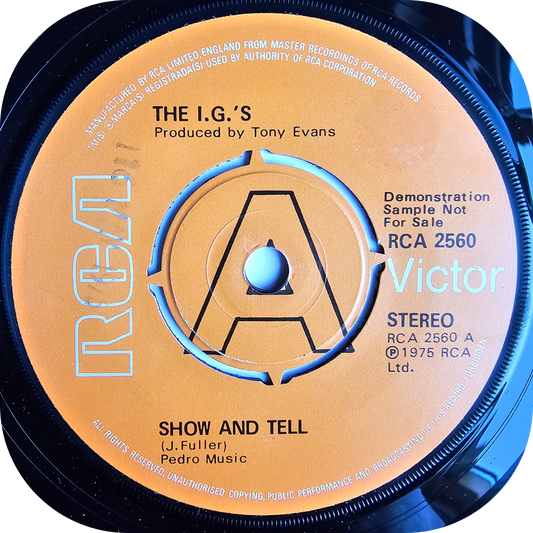 I.G's, The - Show And Tell - RCA DEMO