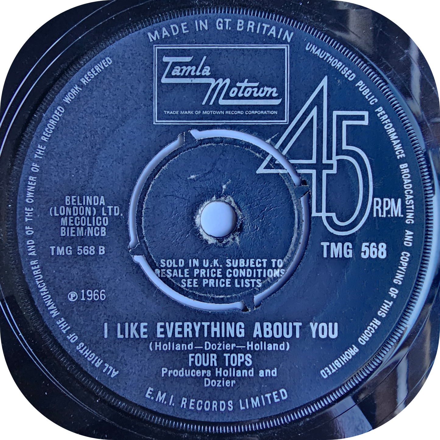 Four tops - Loving You Is Sweeter Than Ever - Tamla Motown
