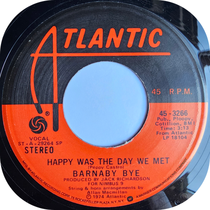 Barnaby Bye - Can't Live This Way - Atlantic