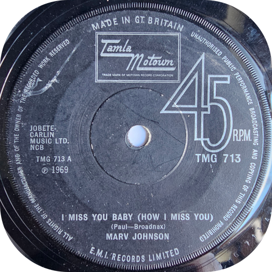Marv Johnson - I Miss You Baby - Tamla Motown