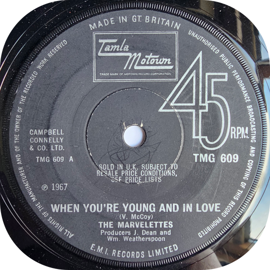 Marvelettes, The - When You're Young And In Love - Tamla Motown
