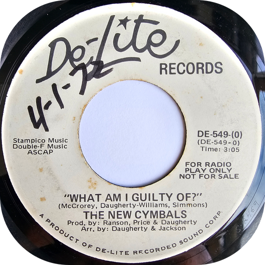 New Cymbals, The - What Am I Guilty Of? - De-Lite DEMO