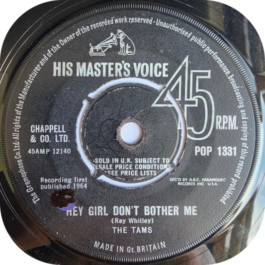 Tams, The - Hey Girl Don't Bother Me - HMV