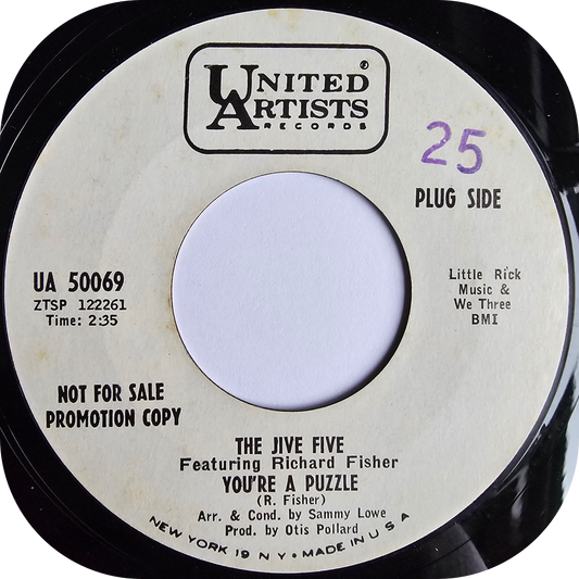 Jive Five, The - You're A Puzzle - United Artists DEMO