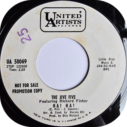 Jive Five, The - You're A Puzzle - United Artists DEMO