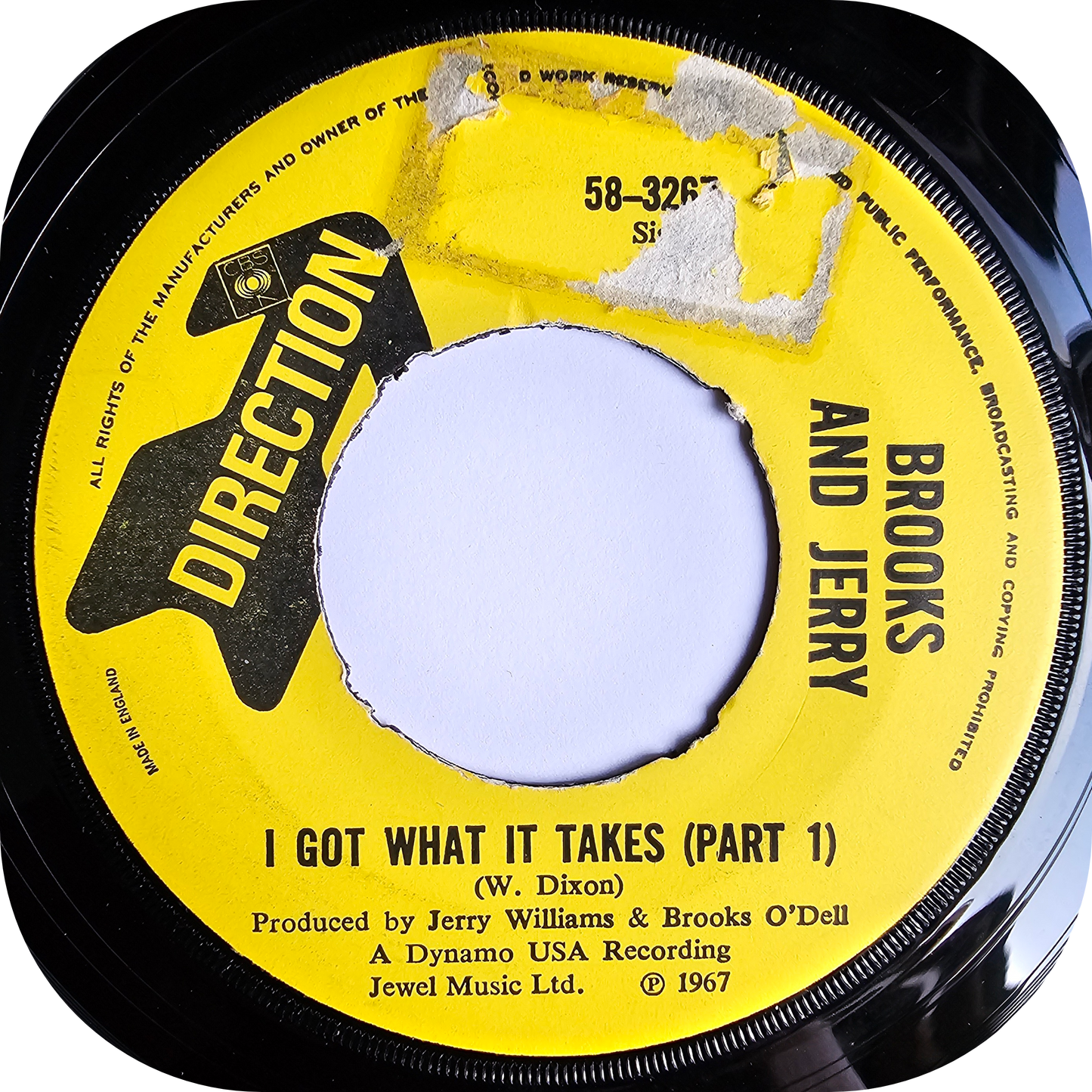 Brooks & Jerry - I Got What It Takes - Direction