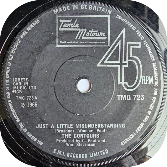 Contours, The - Just A Little Misunderstanding - Tamla Motown