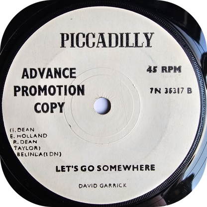 David Garrick - Let's Go Somewhere - Piccadilly DEMO