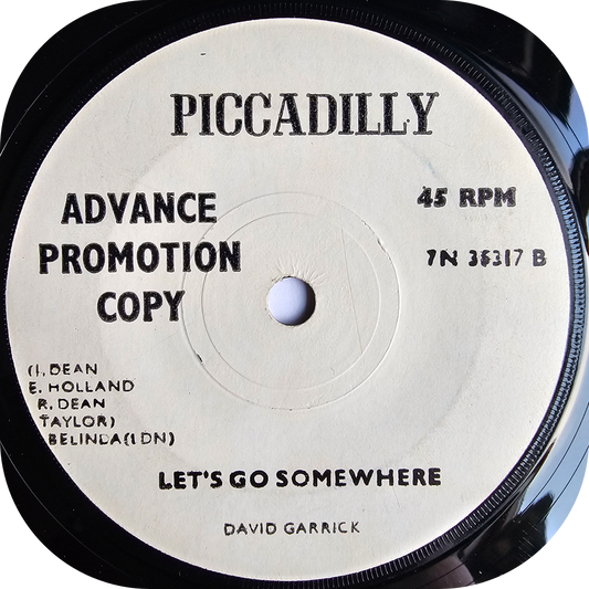 David Garrick - Let's Go Somewhere - Piccadilly DEMO