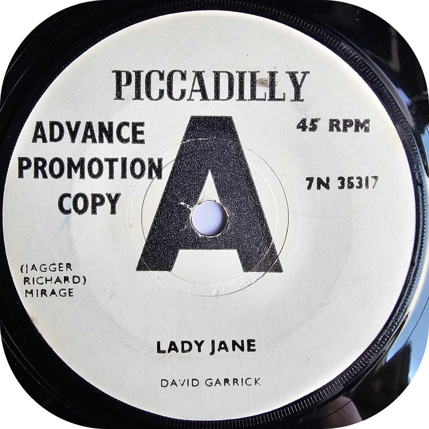 David Garrick - Let's Go Somewhere - Piccadilly DEMO