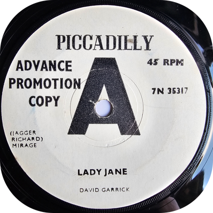 David Garrick - Let's Go Somewhere - Piccadilly DEMO