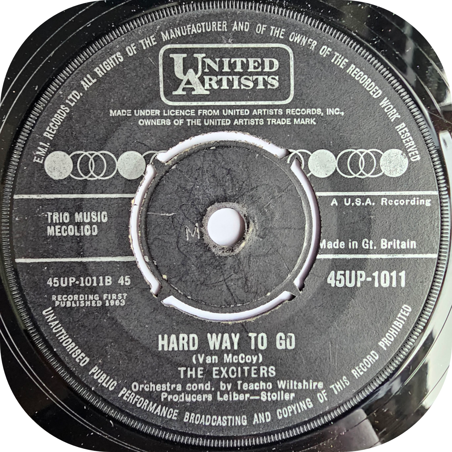 Exciters, The - Hard Way To Go - United Artists