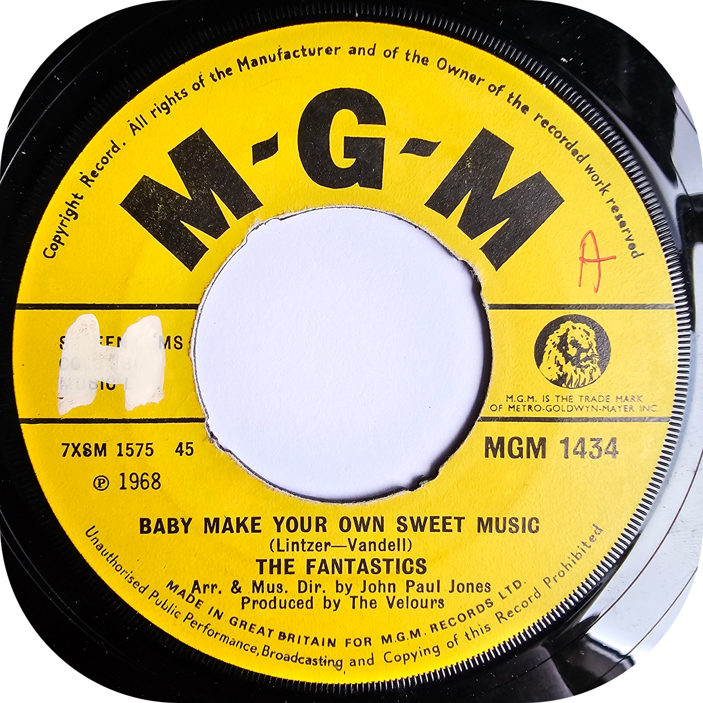 Fantastics, The - Baby Make Your Own Sweet Music - MGM