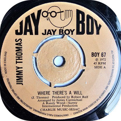 Jimmy Thomas - Where There's A Will - Jay Boy