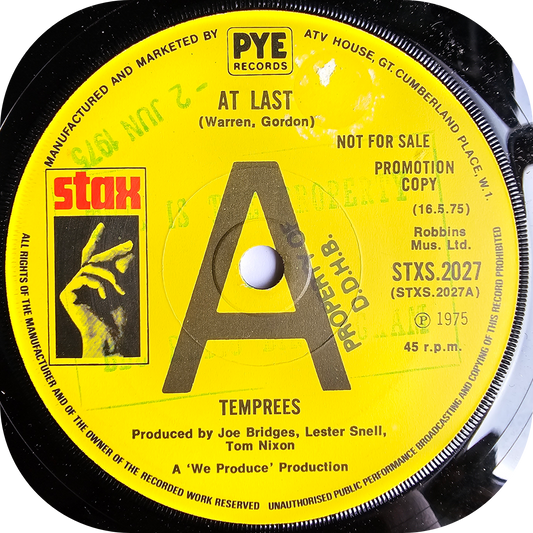Temprees - At Last - Pye DEMO