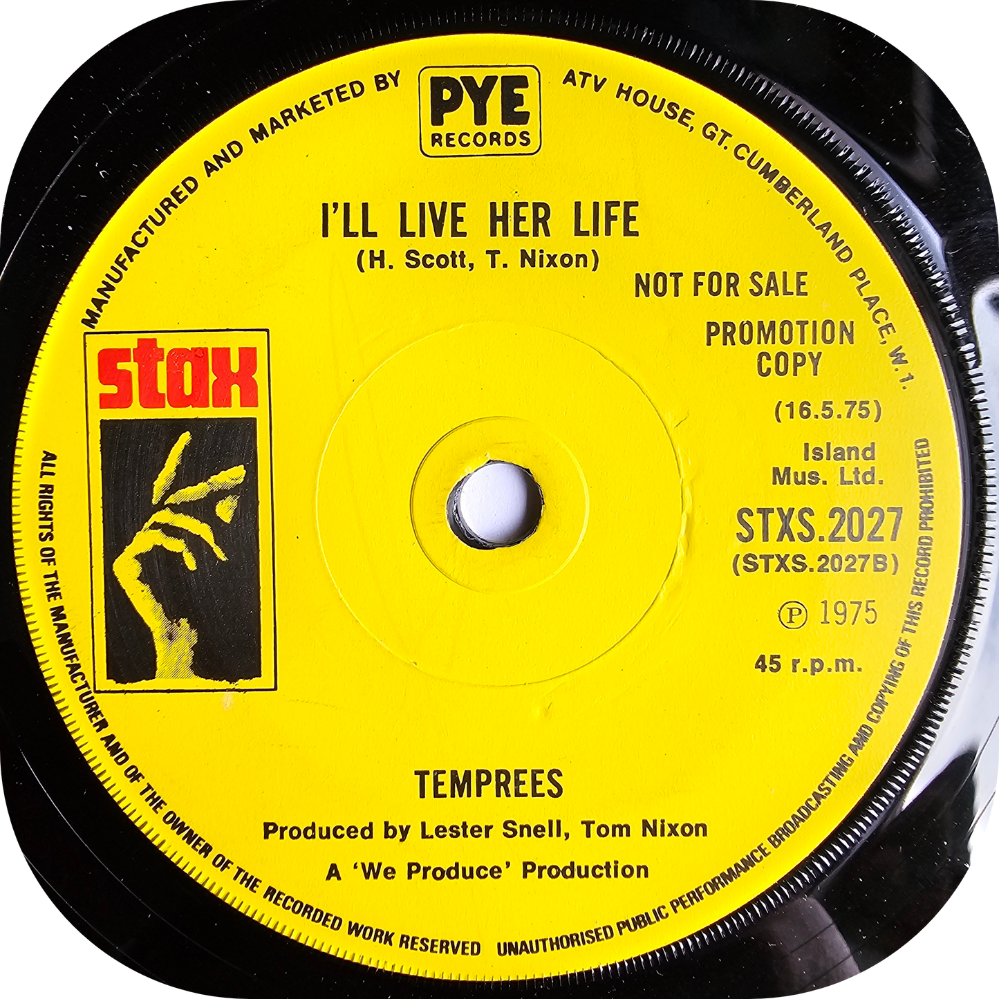 Temprees - At Last - Pye DEMO