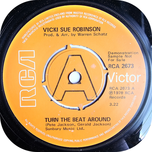 Vicki Sue Robinson - Turn The Beat Around - RCA DEMO